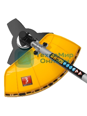 Триммер бензиновый Denzel DTL-37-4T, 4-тактный, 37 см3, неразъемная штанга, сост. из 2 частей