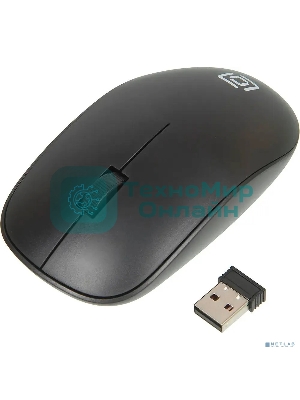 Комплект клавиатура+мышь Oklick 230M беспроводной, USB, 1000 DPI, чёрный