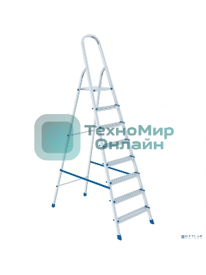 Стремянка Сибртех 8 ступеней, алюминиевая