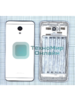 Задняя крышка для Meizu M5 Note серебристый