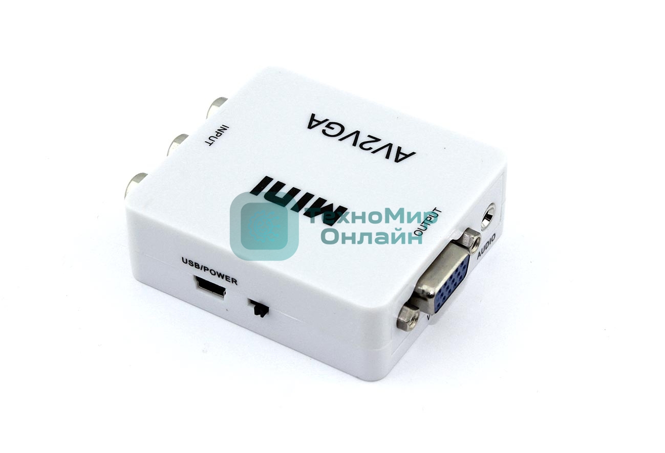 Переходник с AV (тюльпаны) на VGA