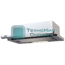 Вытяжка встраиваемая KRONA Kamilla slim 600 нержавеющая сталь/белый, 60 см, 1066 куб. м/ч, 58 дБ