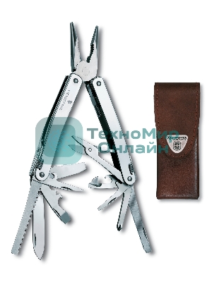 Мультитул Victorinox SwissTool Spirit X (3.0224.LB1) 105мм 26функц. серебристый блистер