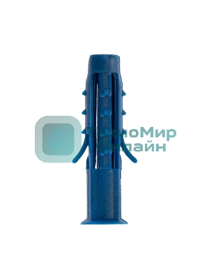 Дюбель распорный Kranz 6х30, синий, пакет (50 шт./уп.)
