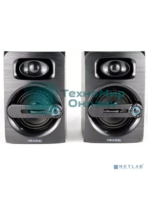 Колонки MICROLAB B23 черный 6 Вт RMS, Распределение мощности 3 Вт x2, Гармонические искажения: < 1,0% (1 Вт 1 кГц), Частотная характеристика: 120 Гц - 20 кГц, Соотношение сигнал/шум: > 65 дБ