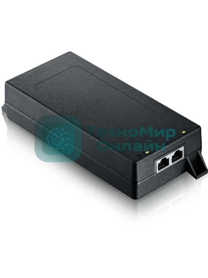 Мультигигабитный PoE инжектор Zyxel PoE12-90W, 802.3af/at/bt (90 Вт), 2xRJ-45: 1/2.5/5/10G