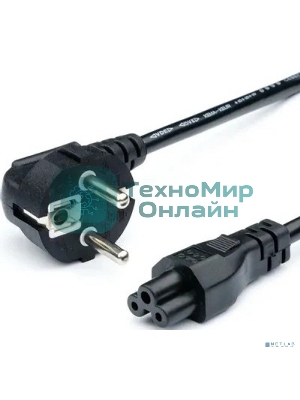 Кабель питания GoPower (00-00024056) кабель питания евровилка CEE 7/7-IEC 320 C5 1.8м ПВХ 0.75мм черный (1/10/160)