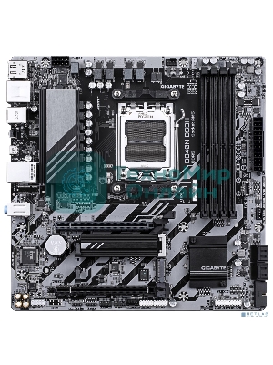 Материнская плата Gigabyte B840M DS3H, AM5, AMD B840, 4xDDR5, 4xSATA, 2xM.2, 1xPCIe 4.0 x16, 1xPCIe 3.0 x4, 2xDP, 1xHDMI, 1x2.5Gb LAN, 3xUSB-A 5Gbps, 8xUSB-A 2.0, 1xUSB-C 5Gbps, 3x3.5 мм, 7.1, mATX