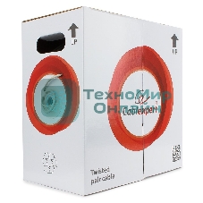 Кабель FTP Cablexpert FPC-5004E-SO кат.5e медь однож. экран, 305м pullbox, серый