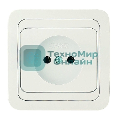 Розетка 1-м Makel СП Mimoza 16А IP20 без заземл. бел./бел.