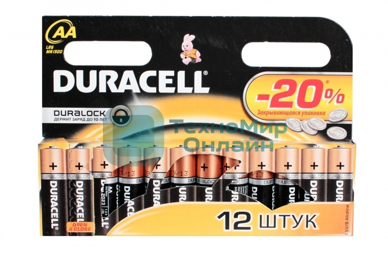 Батарейка DURACELL LR6-12BL BASIC (12 шт. в уп-ке)