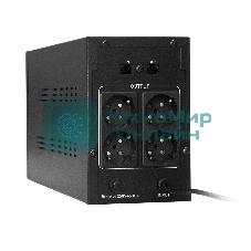 Источник бесперебойного питания ExeGate SpecialPro Smart LLB-1000.LCD.AVR.EURO.RJ 1000VA/650W, LCD, AVR, 4 евророзетки, RJ45/11, черный