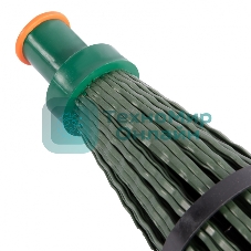 Метла полипропиленовая Сибртех, 140х310 мм, круглая, с фиксирующим ободом, без черенка