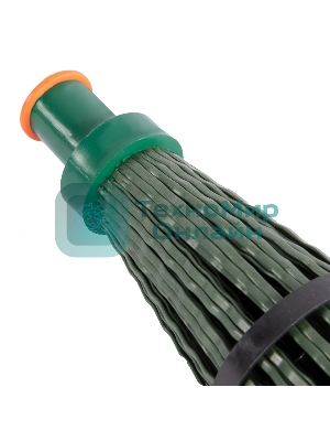 Метла полипропиленовая Сибртех, 140х310 мм, круглая, с фиксирующим ободом, без черенка