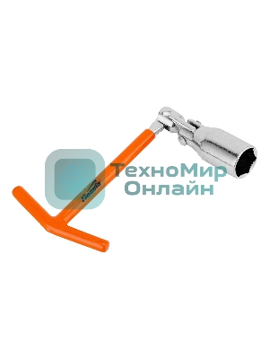 Ключ свечной Sparta 21 мм, с шарниром