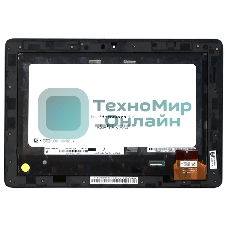Модуль (матрица + тачскрин) для Asus PadFone 2 (A68) Station 203 черный с рамкой