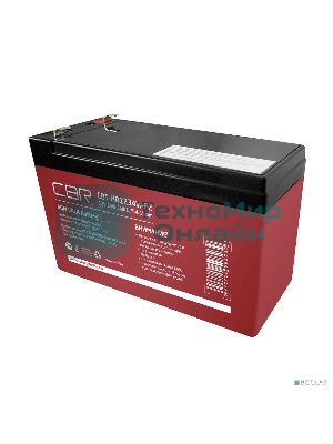 Аккумуляторная VRLA батарея CBR CBT-HR1234W-F2 (12В 8А·ч), клеммы F2