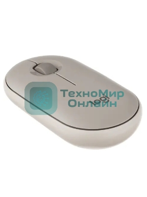 Мышь беспроводная Logitech Pebble M350 серый, 1000 dpi, радиоканал, Bluetooth, USB, кнопки - 3