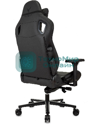 Кресло Knight Craft черный, экокожа, 120 кг, механизм качания