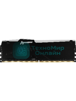 Оперативная память Kingston Fury Beast, DDR5, 32Gb (1x32Gb), 6000MHz, CL30, DIMM, с радиатором, RGb, черный