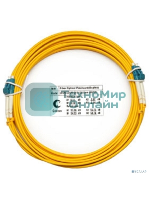 Шнур оптический duplex LC-LC 9/125 sm 7м LSZH Cabeus FOP(d)-9-LC-LC-7m
