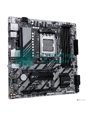 Материнская плата Gigabyte B840M DS3H, AM5, AMD B840, 4xDDR5, 4xSATA, 2xM.2, 1xPCIe 4.0 x16, 1xPCIe 3.0 x4, 2xDP, 1xHDMI, 1x2.5Gb LAN, 3xUSB-A 5Gbps, 8xUSB-A 2.0, 1xUSB-C 5Gbps, 3x3.5 мм, 7.1, mATX