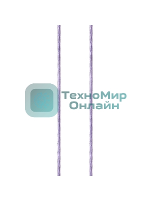 Кабель USB ACD-Style Lightning - USB-A 2-сторонние коннекторы, нейлон, 1м, фиолетовый