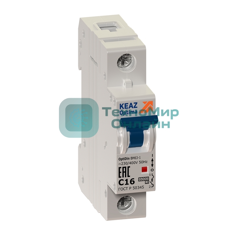 Выключатель автоматический OptiDin BM63-1C25-УХЛ3 (Новый) 260506 КЭАЗ