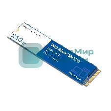 Накопитель SSD WD 250Gb, PCIe 3.0 x4, M.2 2280, Blue SN570 NVMe, R/W 3300/1200