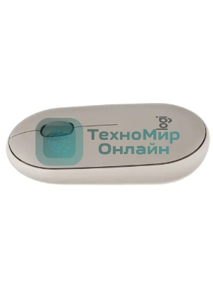 Мышь беспроводная Logitech Pebble M350 серый, 1000 dpi, радиоканал, Bluetooth, USB, кнопки - 3