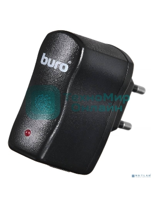 Сетевое зарядное устройство Buro XCJ-021-1A 1A универсальное черный