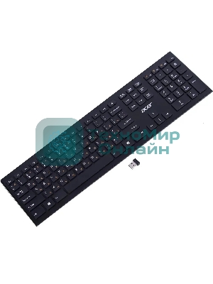 Клавиатура беспроводная Acer OKR010, USB, Радиоканал, черный