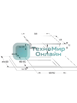 Встраиваемые индукционные панели Gorenje ISC645BSC Вид: индукционная, Тип установки: независимая, : черный, Материал варочной поверхности: стеклокерамика, Общее число конфорок: 4