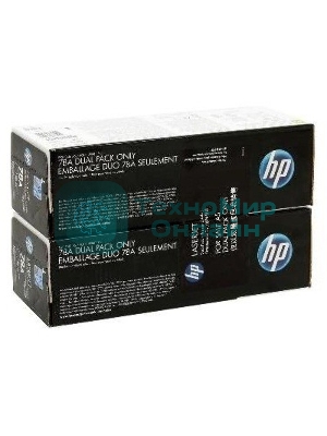 Картридж лазерный двойная упаковка HP CE278AF/CE278AD черный для LJ 1566/1606dn/1536dnf (2 х 2100 стр)
