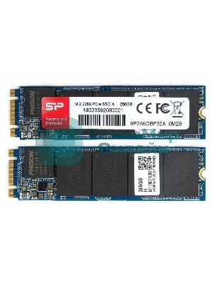 Накопитель SSD Silicon Power M-Series, 256Gb, PCIe 3.0 x4, M.2 2280, NVMe, R/W 2200/1600