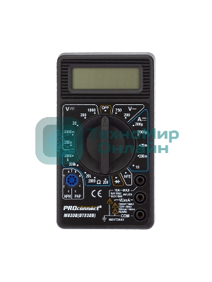 Портативный мультиметр PROconnect M830B (DT830B)