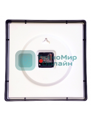 Часы настенные аналоговые Бюрократ WallC-S61P D30 см черный