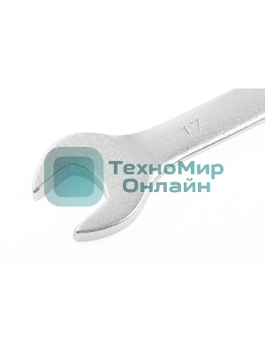 Ключ комбинированный Stels 17 мм, CrV, матовый хром