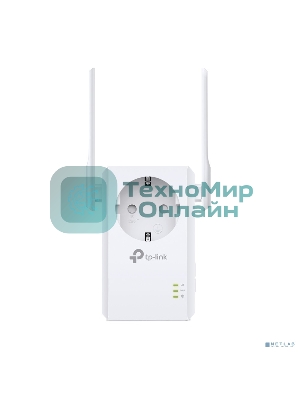 Сетевой адаптер TP-Link SOHO TL-WA860RE 300Mbps Wireless N Wall Plugged Range Extender with AC Passthrough, QCA(Atheros), 2T2R, 2.4GHz, 802.11b/g/n, 1 10/100Mbps LAN port, Range Extender button, Range Extender mode, suppo поставляется без кабеля RJ-45