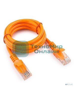Патч-корд UTP Cablexpert cat.5e, 1м, литой, многожил. оранжевый