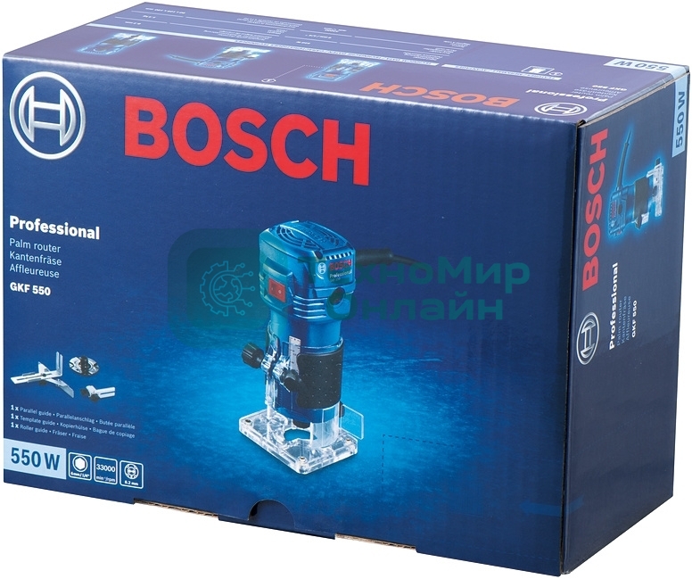 Фрезер Bosch GKF 550550Вт 33000об/мин