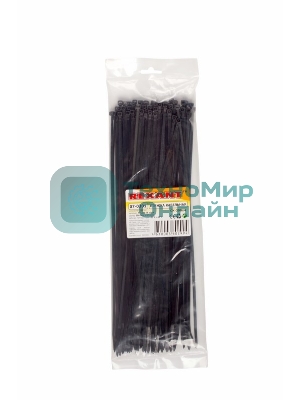Хомут Rexant nylon 3.6 х 300 мм 100 шт черный