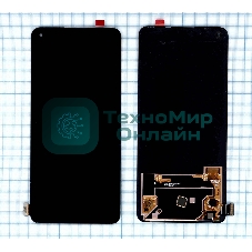 Дисплей для Realme GT Neo 2, OnePlus 9RT в сборе с тачскрином черный