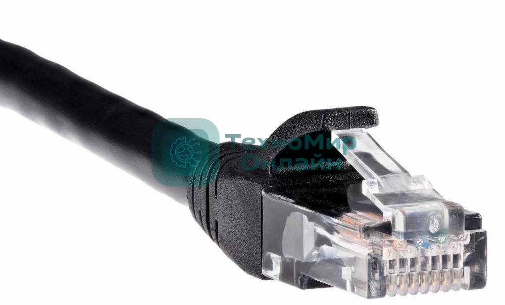 Патч-корд литой AOpen ANP612B-BK-2M (7/0.20) UTP кат.6 черный 2m