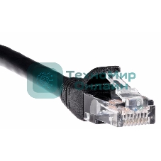 Патч-корд литой AOpen ANP612B-BK-2M (7/0.20) UTP кат.6 черный 2m