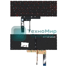 Клавиатура для ноутбука MSI Katana GF66 GF76 MS-17L1 черная с подсветкой