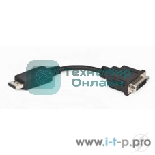 Переходник DisplayPort - DVI Cablexpert A-DPM-DVIF-002, 20M/19F, черный, пакет