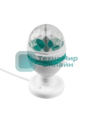 Диско-лампа Neon-night светодиодная e27, подставка с цоколем e27 в комплекте, 230 В