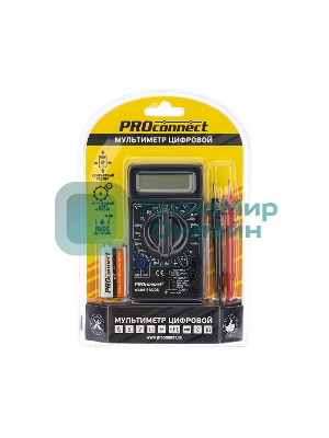 Портативный мультиметр PROconnect M830B (DT830B)