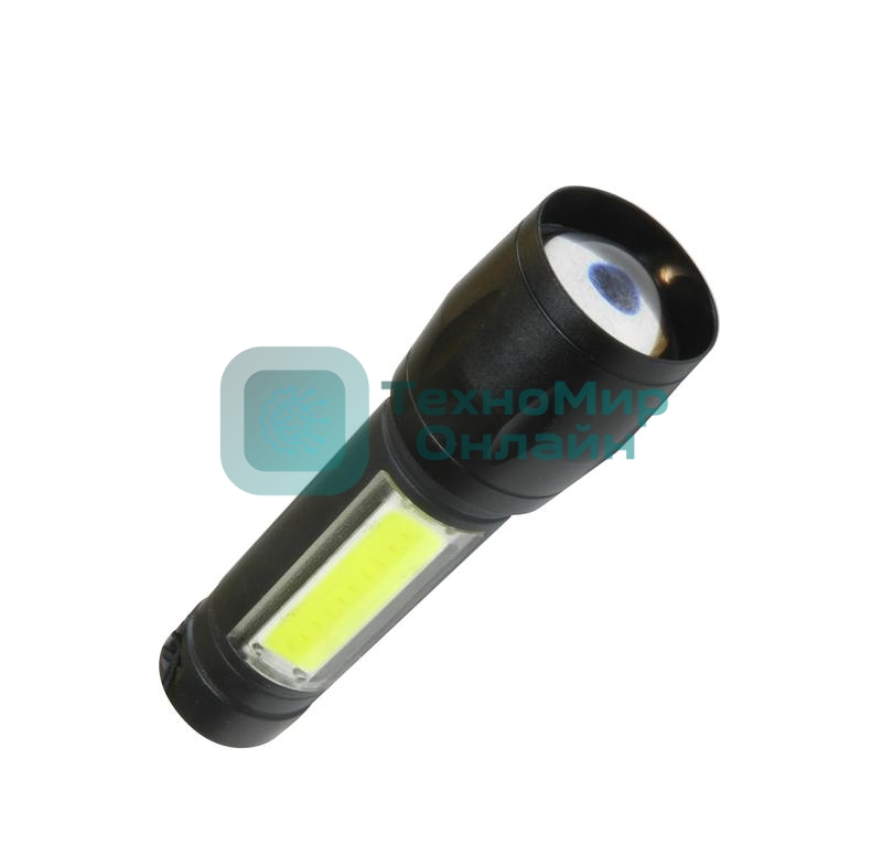 Фонарь Космос 3Вт ХРЕ 3Вт СОВ литий 600mAh Micro USB шнур